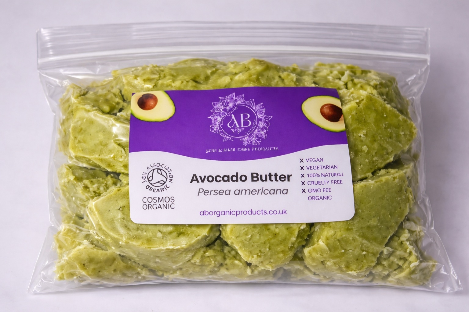 Organic Avocado Butter (50g–20kg) – Unrefined Natural Moisturiser for Hair & Skin